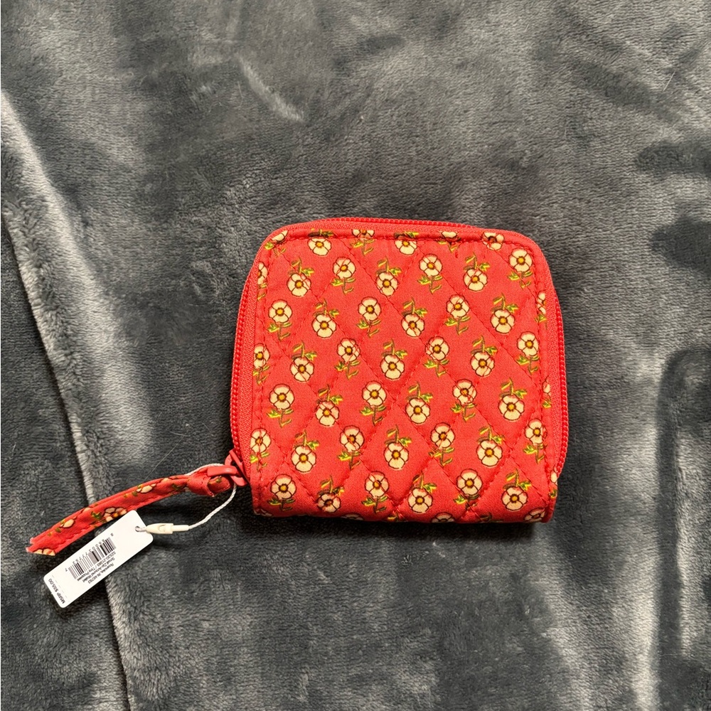 Vera Bradley red floral Wallet